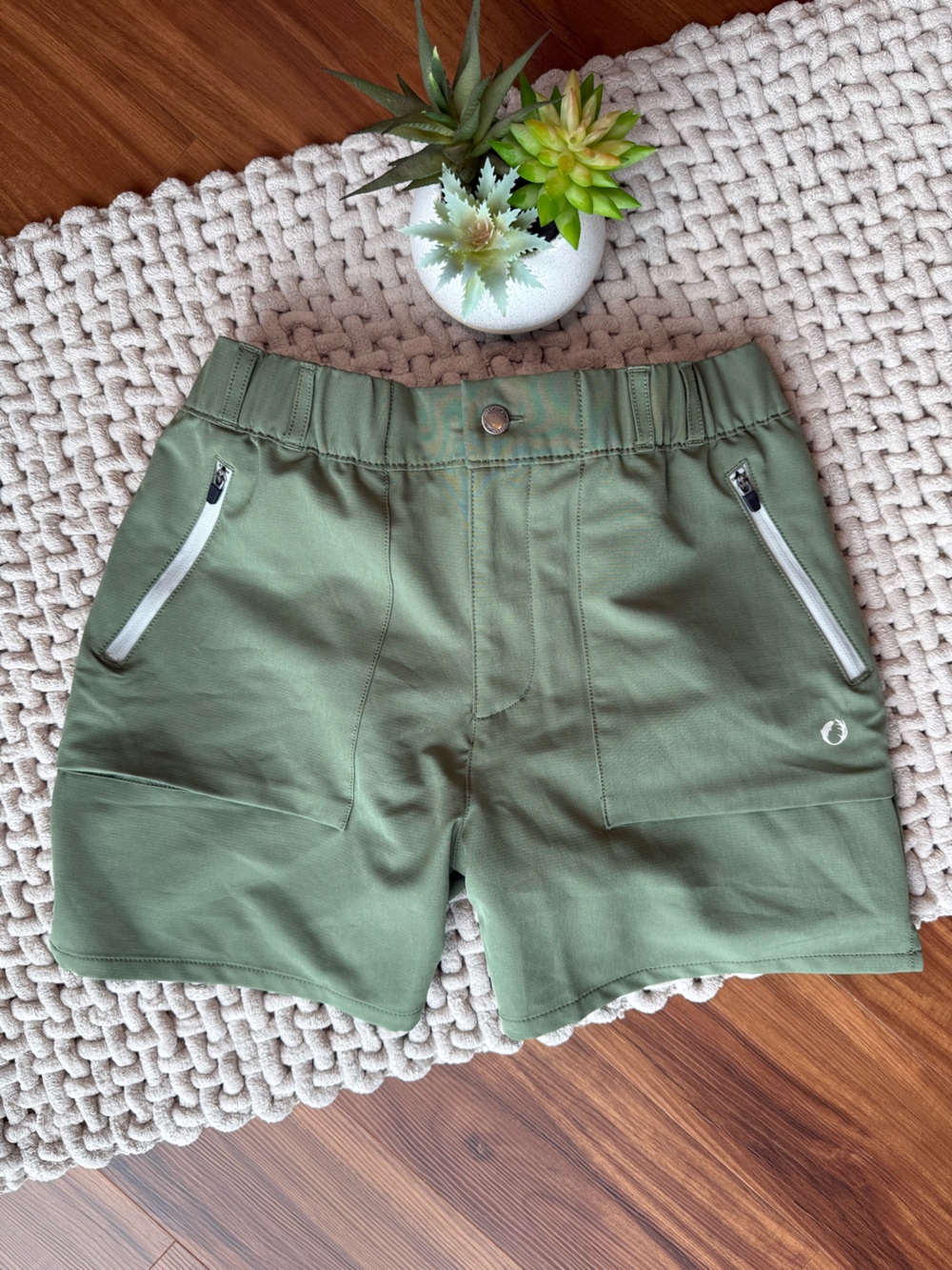 The American Outdoorsman | Women’s Performance Shorts in Sage Green | Medium